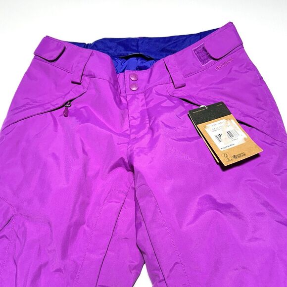 The North Face Women’s S Pink Purple Insulated HyVent cargo Ski Snow Pants NWT - Picture 2 of 15